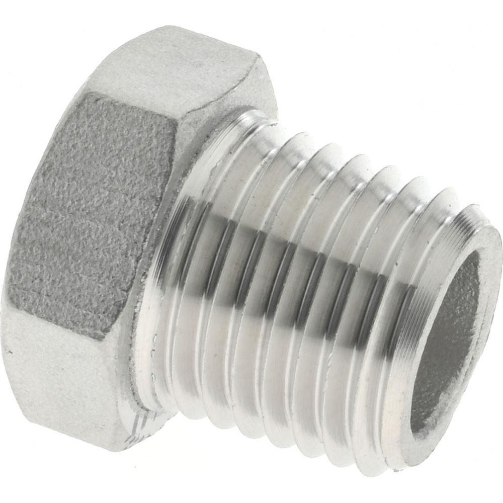 Value Collection Pipe Hex Bushing: 1/4 x 1/8", 304 Stainless Steel - 4HB1/4*1/8