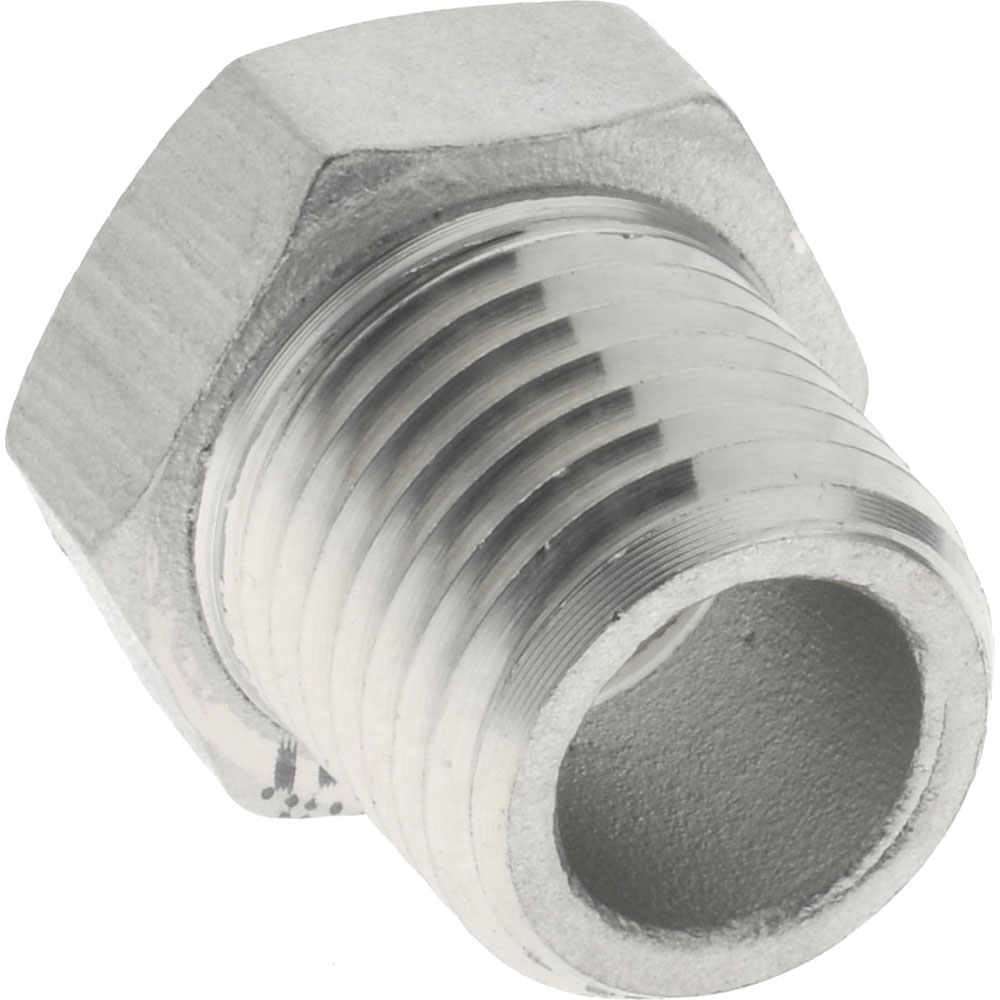 Value Collection Pipe Hex Bushing: 1/4 x 1/8", 304 Stainless Steel - 4HB1/4*1/8