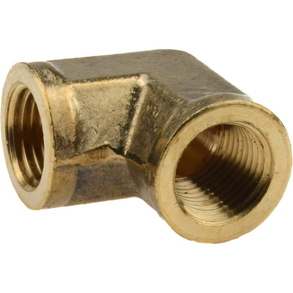 CerroBrass Industrial Pipe 90 ° Female Elbow: 1/8" Female Thread, FNPTF - 28002