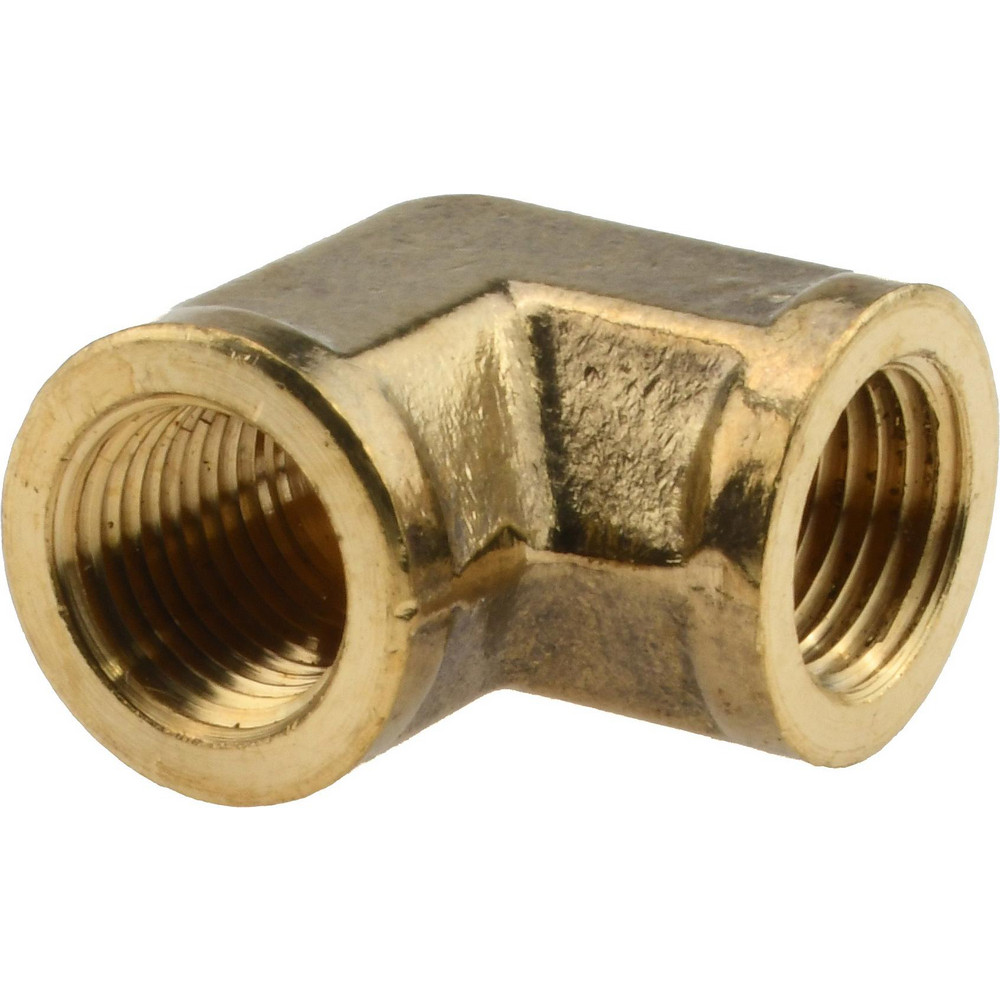 CerroBrass Industrial Pipe 90 ° Female Elbow: 1/8" Female Thread, FNPTF - 28002