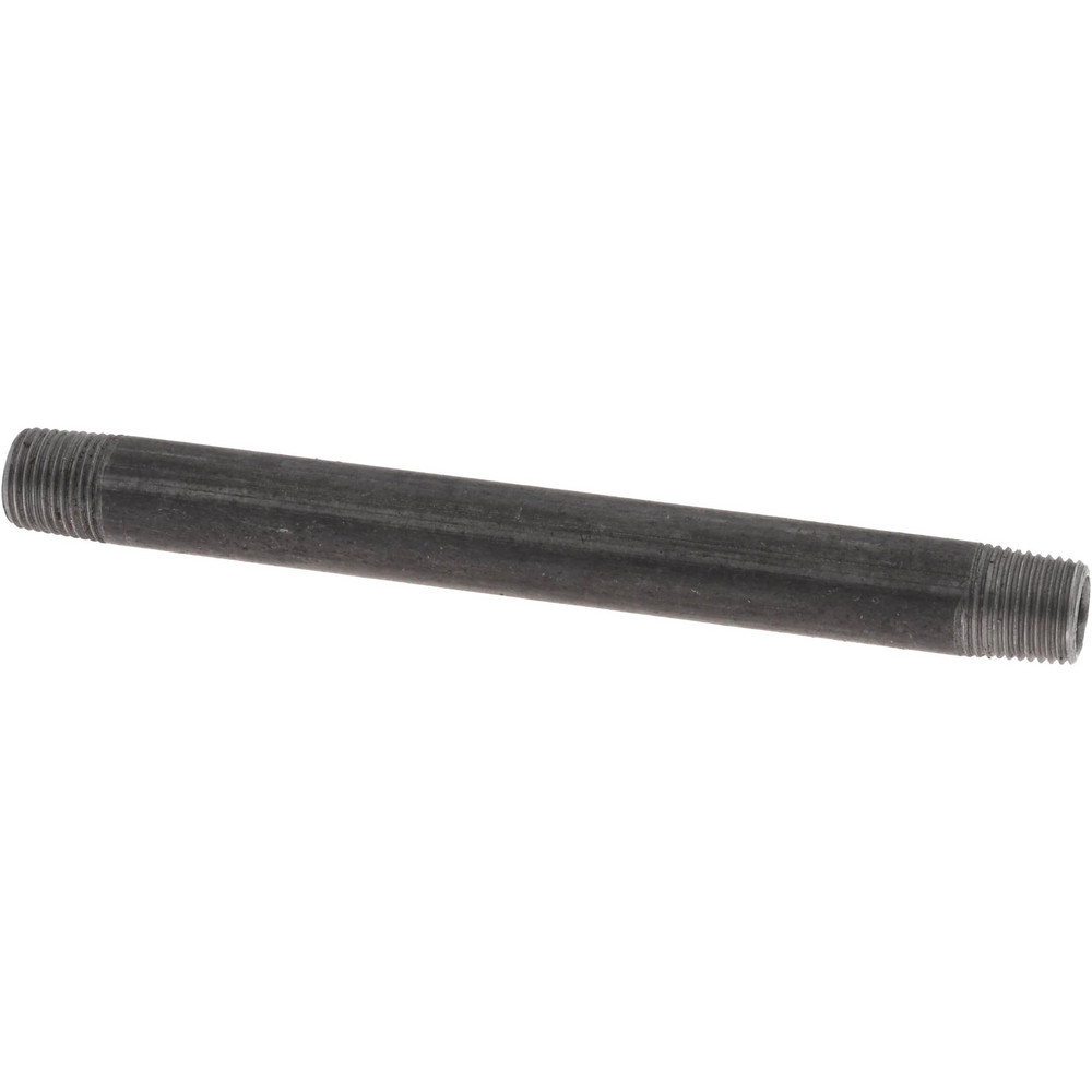 Value Collection Black Pipe Nipple: 1/8" Dia x 10" Long, Schedule 40 - NB01100