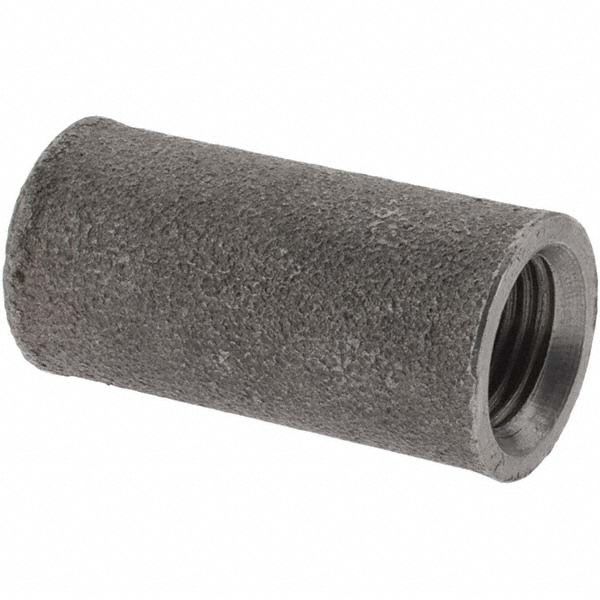 Value Collection Black Pipe Nipple: 1/8" Dia x 10" Long, Schedule 40 - NB01100