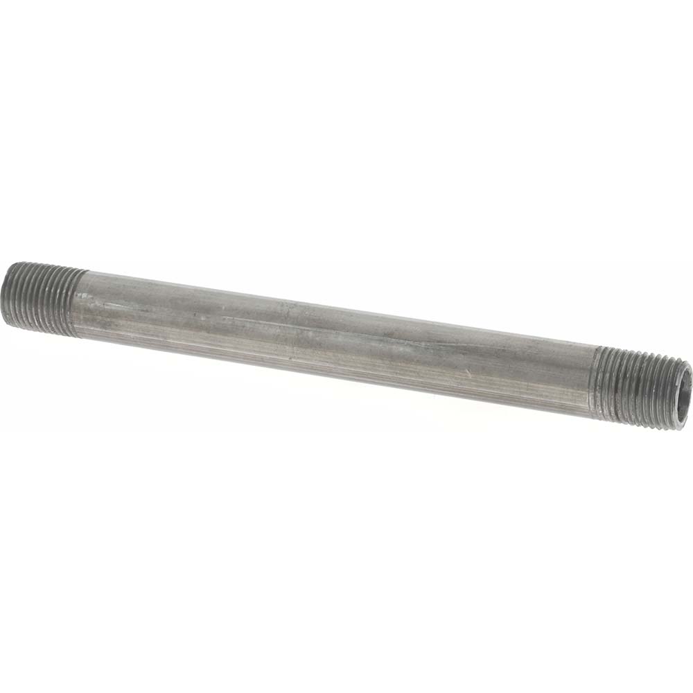 Value Collection Black Pipe Nipple: 1/8" Dia x 10" Long, Schedule 40 - NB01100