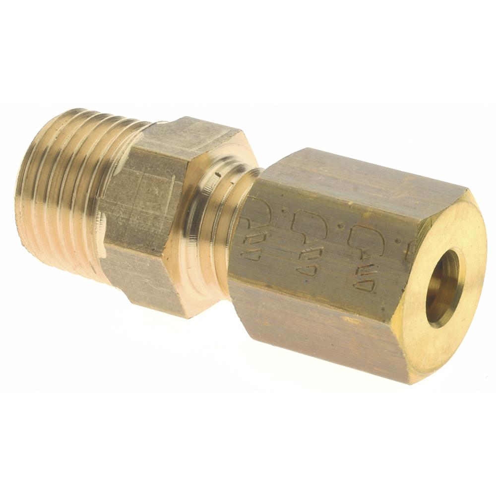 Legris Compression Tube Male Elbow: 4 mm Tube OD, Compression x MBSPT - 0109 04 10