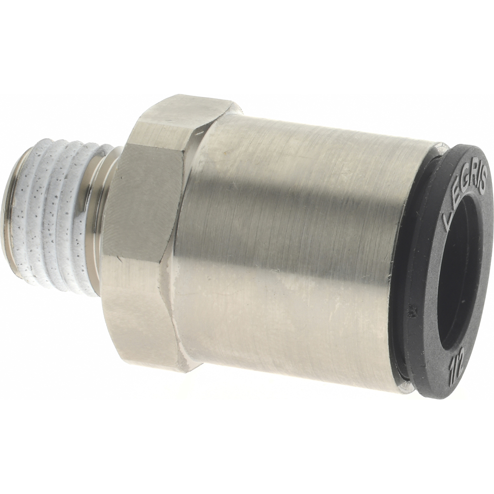 Legris Push-to-Connect Push-to-Connect Fitting: Connector, M5x0.8 Thread, 6.00 mm OD - 3181 06 19