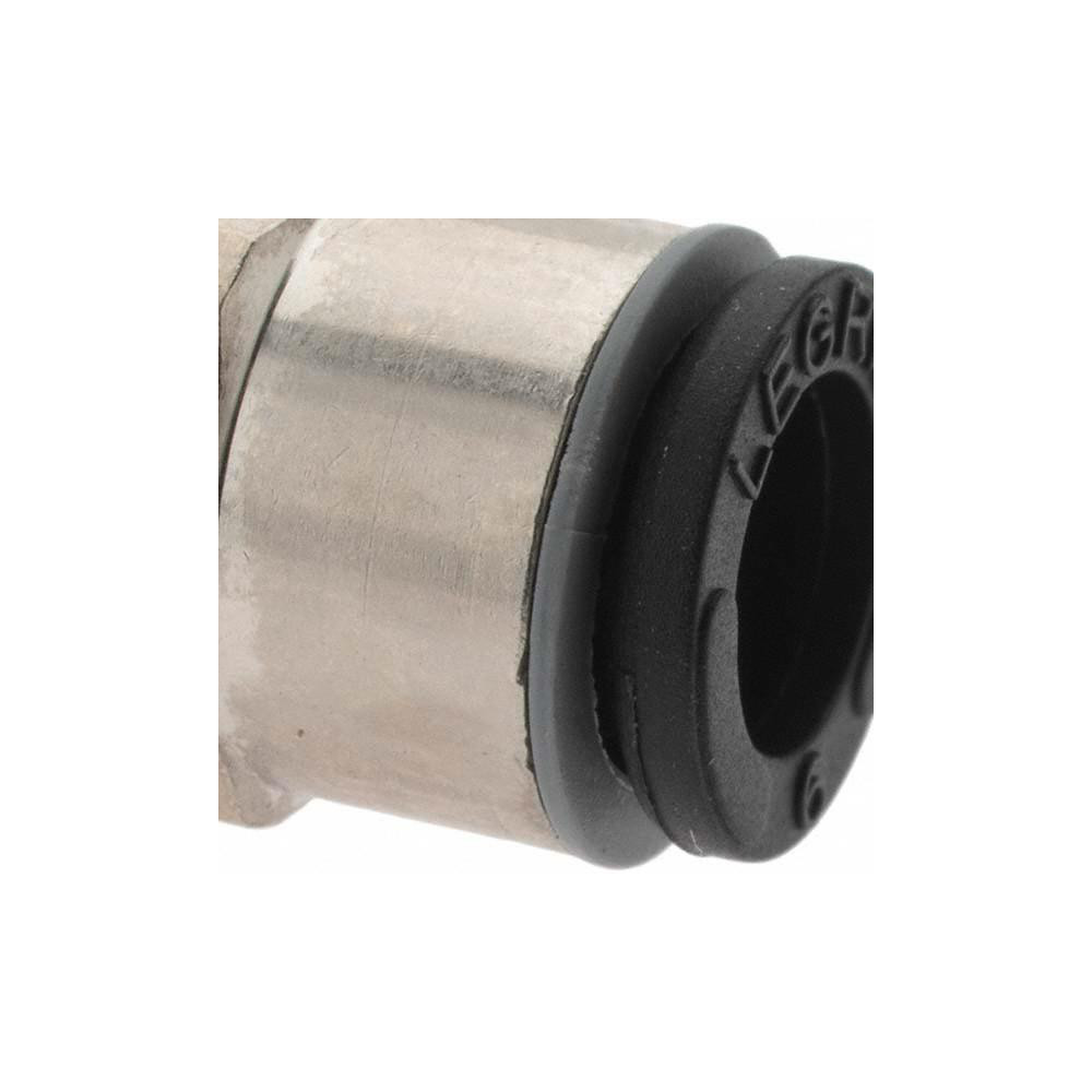 Parker Push-to-Connect Tube x MNPT x Tube x Male Fitting: Connector, NPT, 6.00 mm OD - B10469