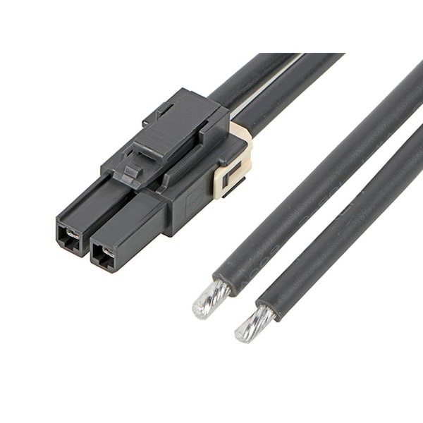 Molex Mega-Fit Female-To-Pigtail Off-The-Shelf (Ots) Cable Assembly, Single Row, 600.00Mm Length, Tin - 2164011023