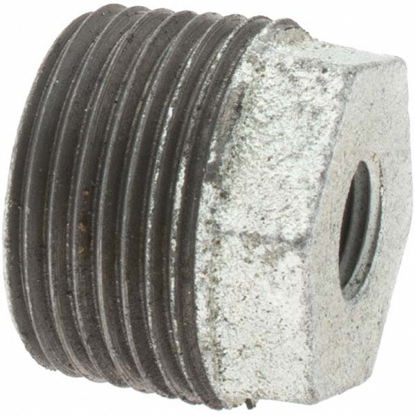 Made in USA Malleable Iron Pipe Bushing: 1 x 1/8" Fitting - 100018CI-01
