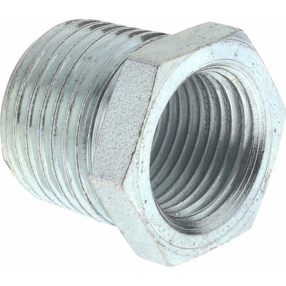 Made in USA Malleable Iron Pipe Bushing: 1 x 1/8" Fitting - 100018CI-01