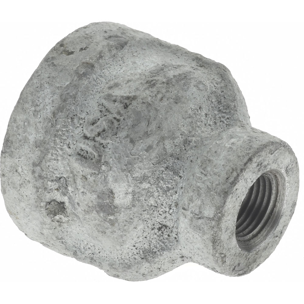 Anvil Malleable Iron Pipe Reducing Coupling: 1/2 x 1/8" Fitting - 0311085807