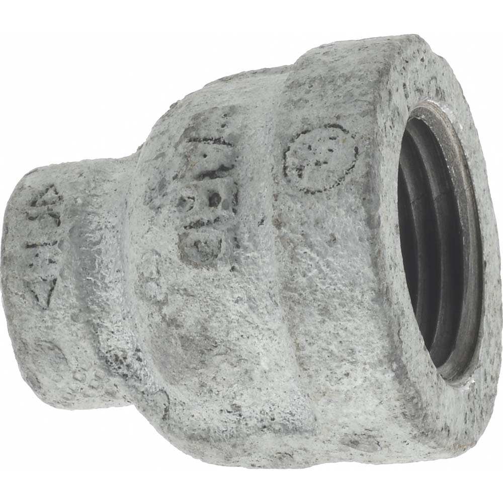 Anvil Malleable Iron Pipe Reducing Coupling: 1/2 x 1/8" Fitting - 0311085807