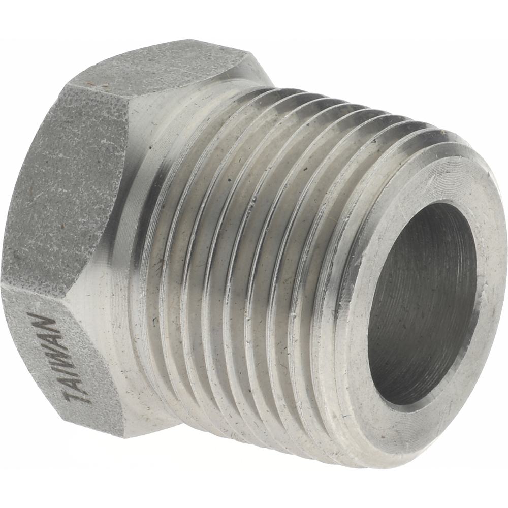 Merit Brass Pipe Bushing: 3/4 x 3/8", 304 & 304L Stainless Steel - 3414D-1206