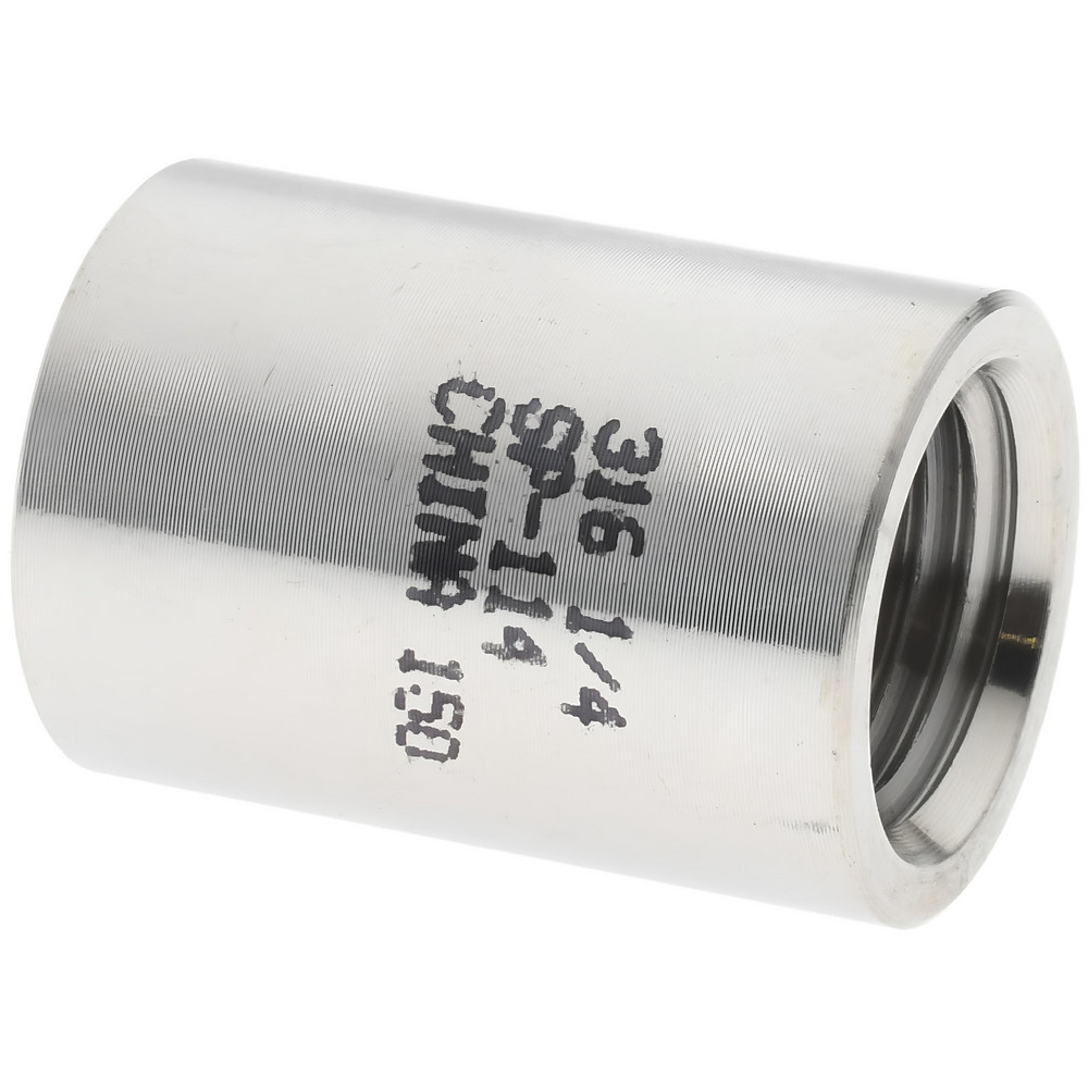 Merit Brass Pipe 90 deg Elbow: 1/4", 316 Stainless Steel - K601-04