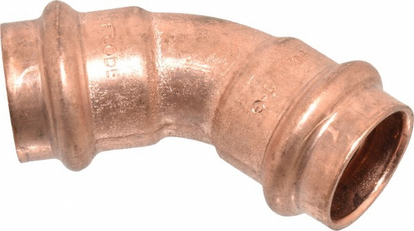 NIBCO Wrot Copper Pipe Union: 3/4" Fitting, P x P, Press Fitting, Lead Free - 9256500PC