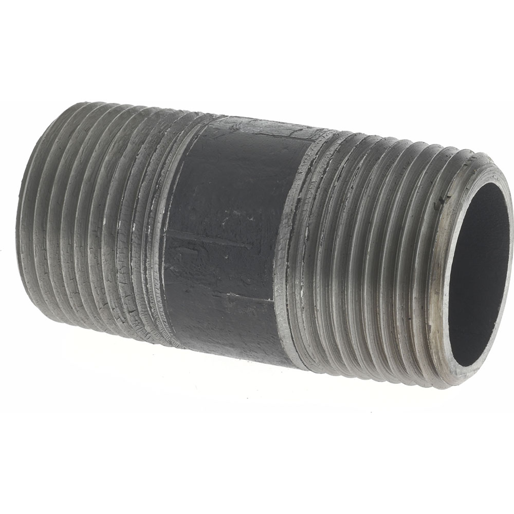 Value Collection Black Pipe Nipple: 1" Dia, Schedule 80 - 585-001XSBC
