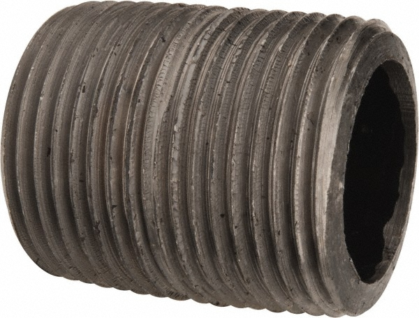 Value Collection Black Pipe Nipple: 1" Dia, Schedule 80 - 585-001XSBC