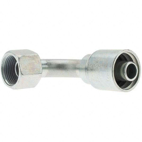 Parker Hydraulic Hose Female Seal-Lok Swivel 90 ° Elbow: 0.75" ID, 12 mm, 3/4" - BD-1J5431212-1