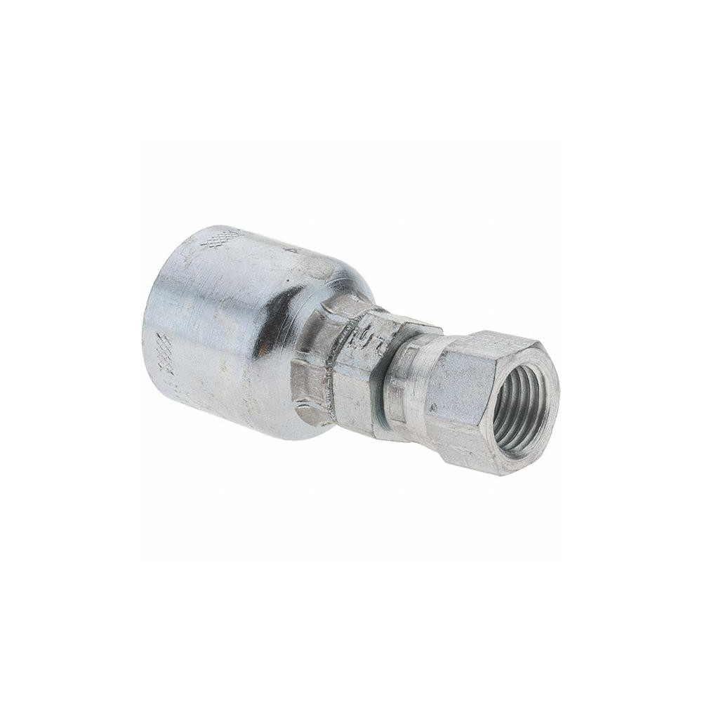 Parker Hydraulic Hose Female JIC 37 ° Swivel Fitting: 0.25" ID, 4 mm, 1/4" - KP81300