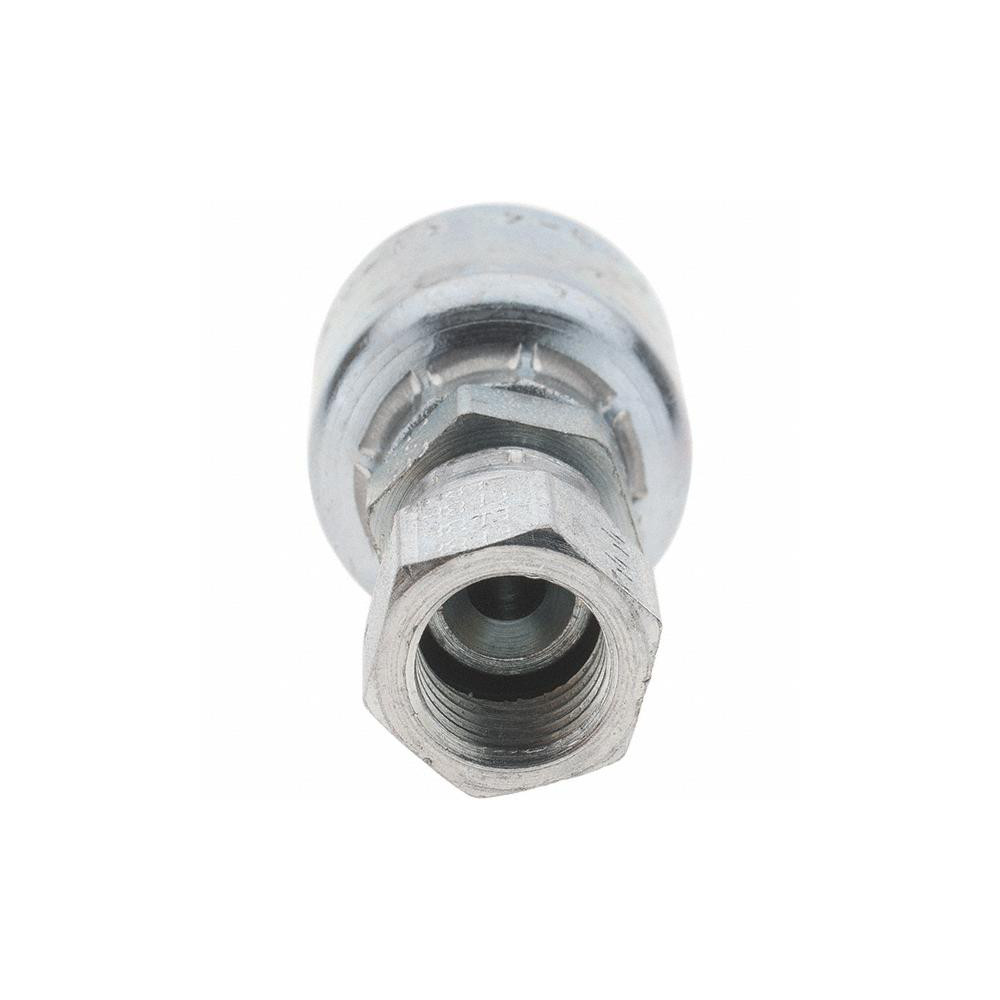 Parker Hydraulic Hose Female JIC 37 ° Swivel Fitting: 0.25" ID, 4 mm, 1/4" - KP81300