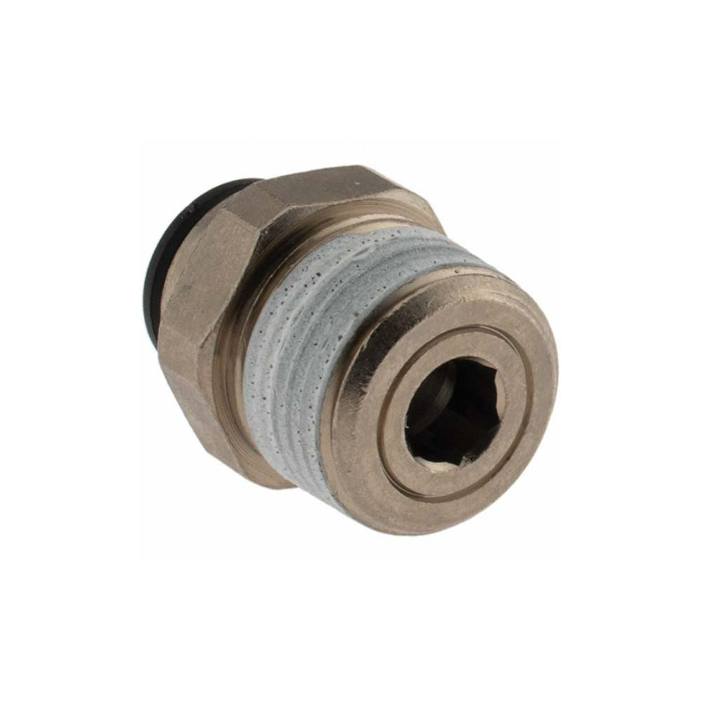 Parker Push-to-Connect Tube x MNPT Fitting: Connector, NPT, 5/16" OD - KP23944