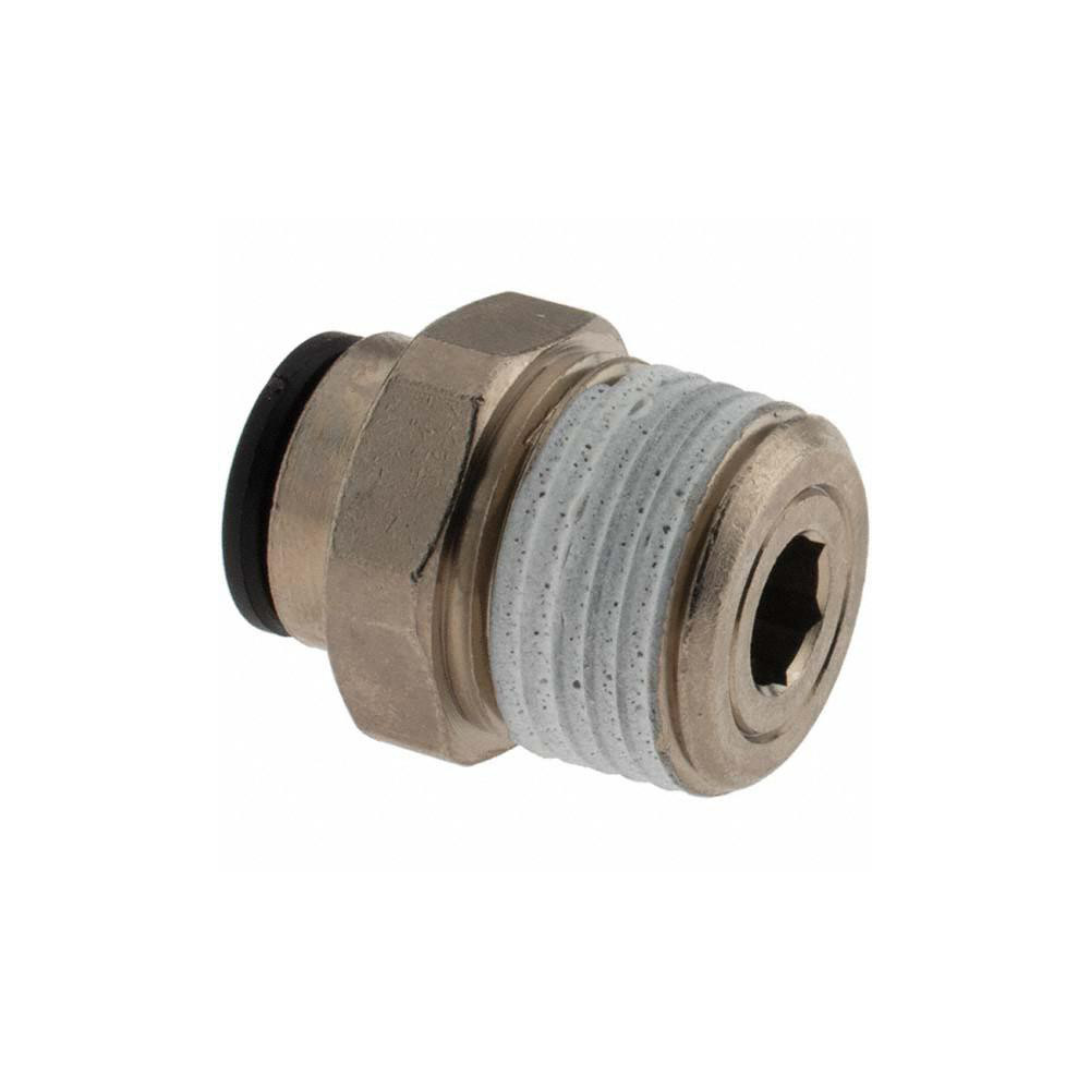 Parker Push-to-Connect Tube x MNPT Fitting: Connector, NPT, 5/16" OD - KP23944
