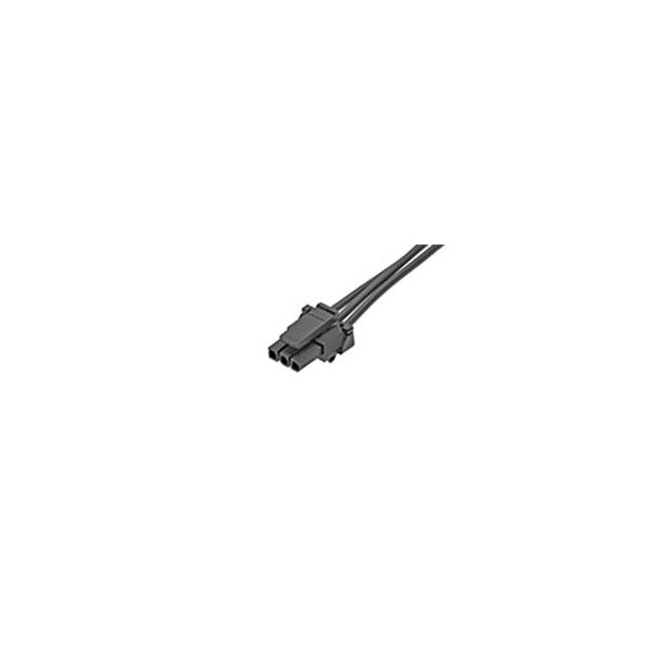 Molex Dc Power Cords Micro-Fit Ots Cbl Assy 150Mm 3Ckt Blk - 1451320301