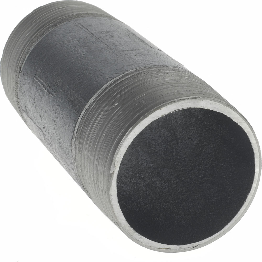 Value Collection Black Pipe Nipple: 1-1/4" Dia x 4" Long, Schedule 40 - NB07040