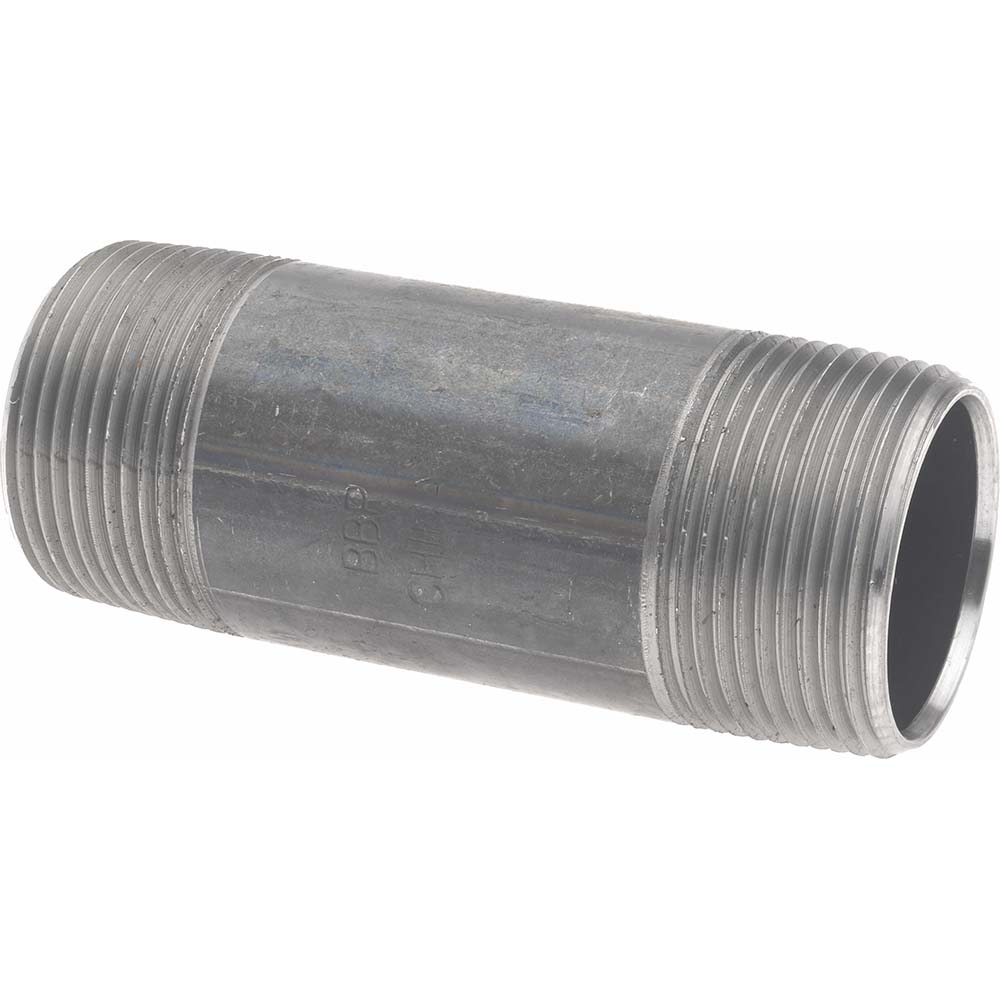 Value Collection Black Pipe Nipple: 1-1/4" Dia x 4" Long, Schedule 40 - NB07040