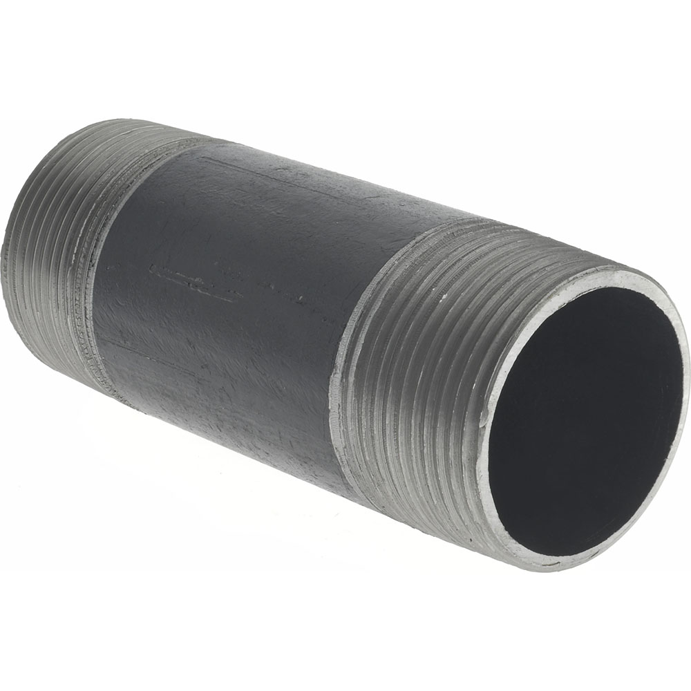 Value Collection Black Pipe Nipple: 1-1/4" Dia x 4" Long, Schedule 40 - NB07040