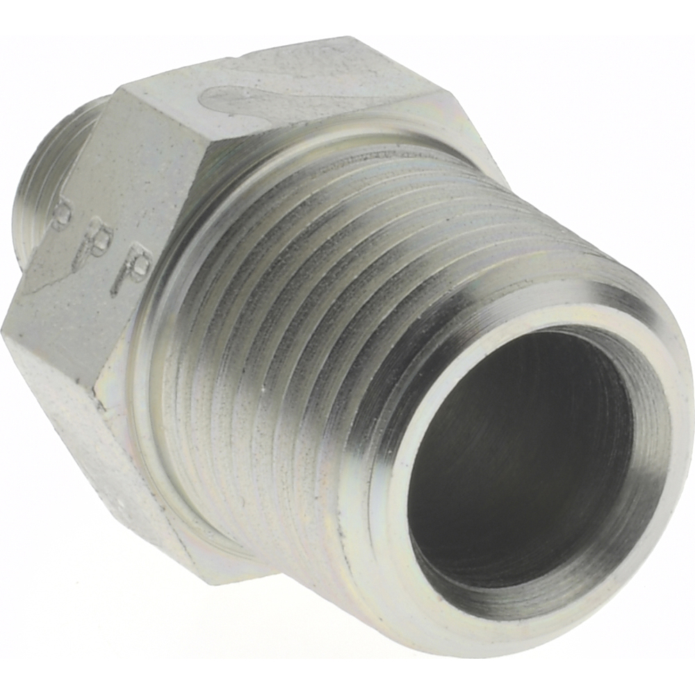Parker Industrial Pipe Hex Plug: 3/8 x 1/8" Male Thread, MNPTF - 3/8 X 1/8 FF-S