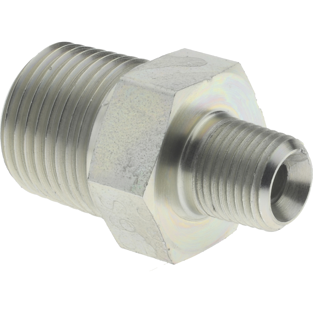 Parker Industrial Pipe Hex Plug: 3/8 x 1/8" Male Thread, MNPTF - 3/8 X 1/8 FF-S