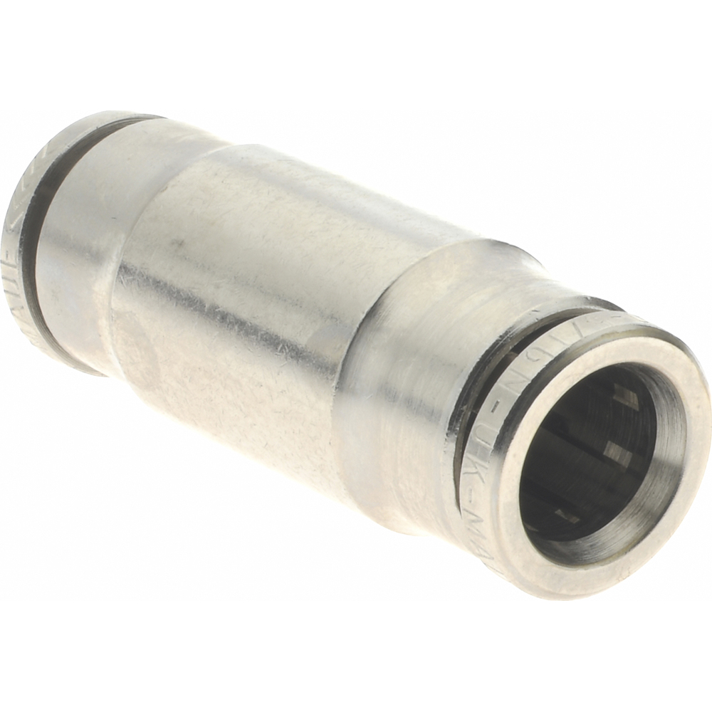 Norgren Push-to-Connect Tube x Tube Fitting: Straight Connector, 8.00 mm OD - 100200800