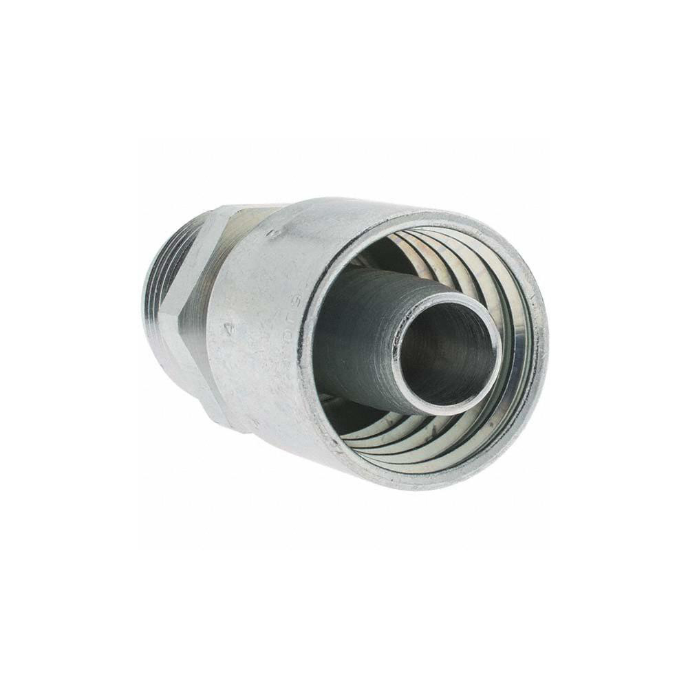Parker Hydraulic Hose Male SAE 37 ° JIC Rigid Fitting: 0.75" ID, 12 mm, 1-5/16-12 - KP81297
