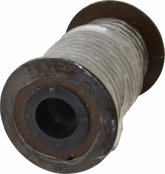 Made in USA 1/2" x 7.3' Spool Length, Graphite Impregnated Aramid Compression Packing - 31952492