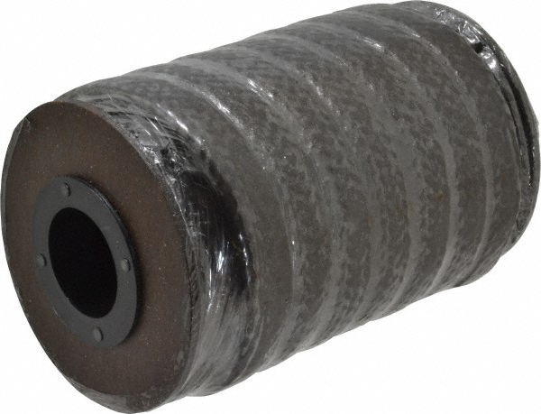 Made in USA 1/2" x 7.3' Spool Length, Graphite Impregnated Aramid Compression Packing - 31952492