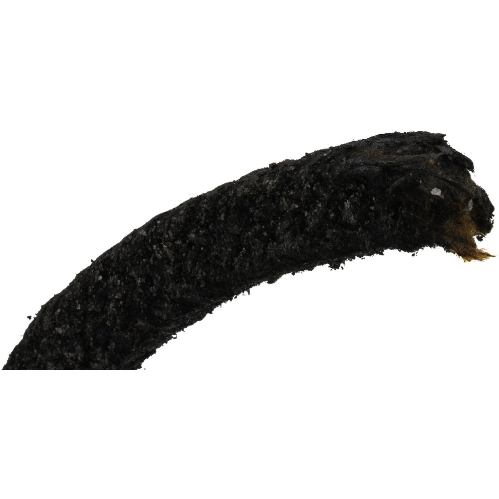 Made in USA 1/2" x 7.3' Spool Length, Graphite Impregnated Aramid Compression Packing - 31952492