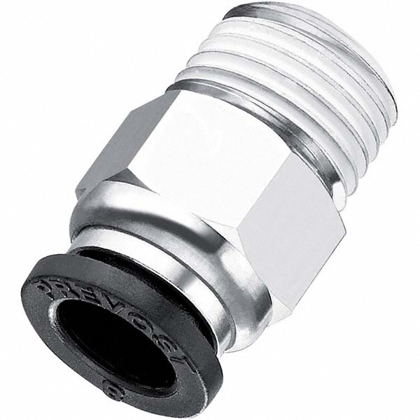 Prevost Push-to-Connect Push-to-Connect Fitting: Union, 6.00 mm OD - RPU ET0606