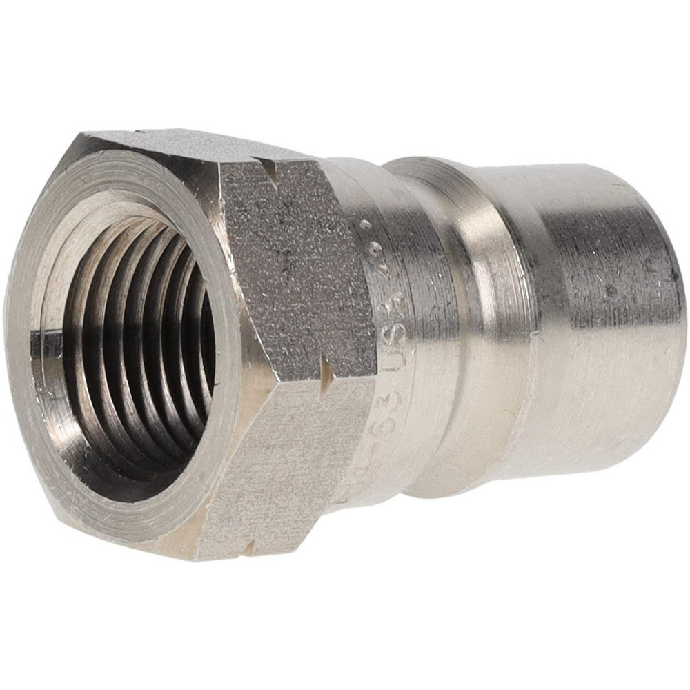 Parker Hydraulic Hose Female Pipe Rigid Nipple Fitting: 1/2", 1/2", 1,500 psi - SH4-63