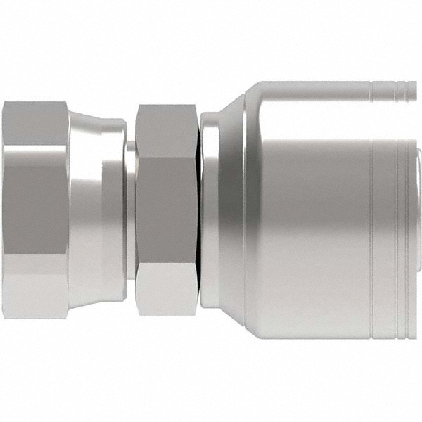 Parker Hydraulic Hose Straight Female JIC 37 ° Swivel Fitting: 0.375" ID, 6 mm, 9/16-18 - KP81305