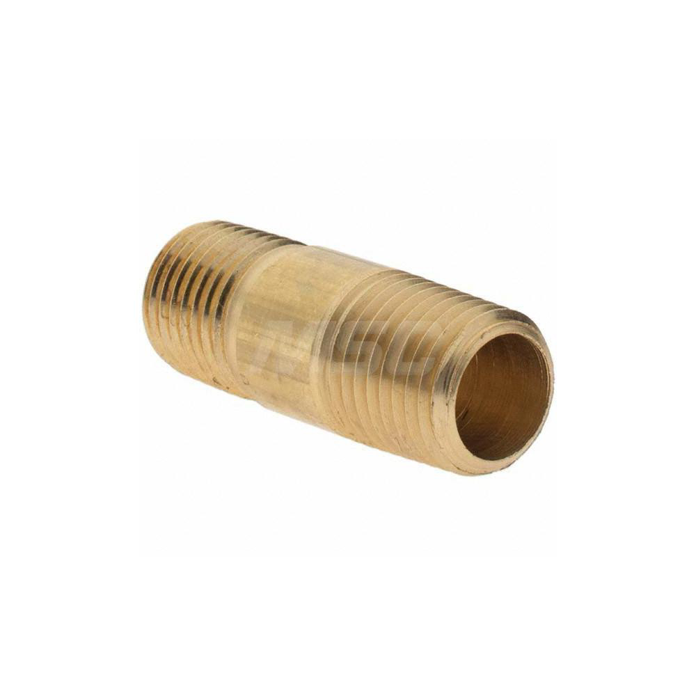 Parker Industrial Pipe Long Nipple: 1/4" Male Thread, MNPTF - -11099-1