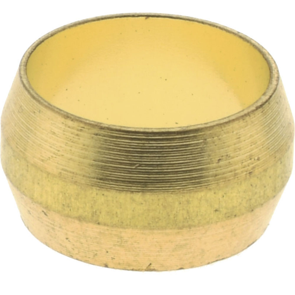CerroBrass Compression Tube Connector: 9/16-24, 3/8" Tube OD, Compression x MNPT - 18190