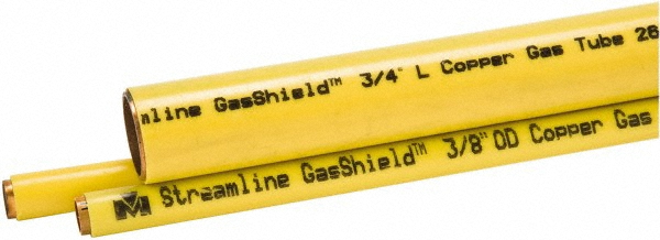 Mueller Industries 60' Long, 1-1/8" OD x 0.315" ID, Grade C12200 Copper Refrigeration Tube - LY02060