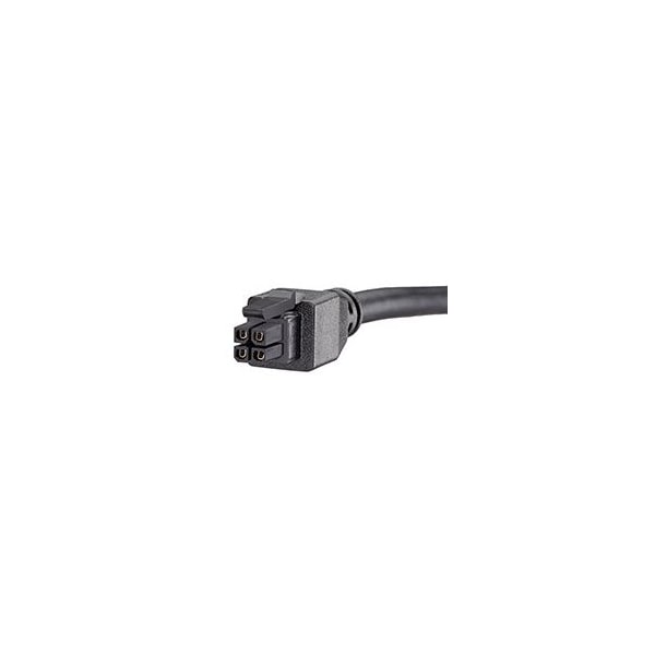 Molex Dc Power Cords Microfit 4Ckt Cbl Ay Dr Overmolded 3M Blk - 2451320430