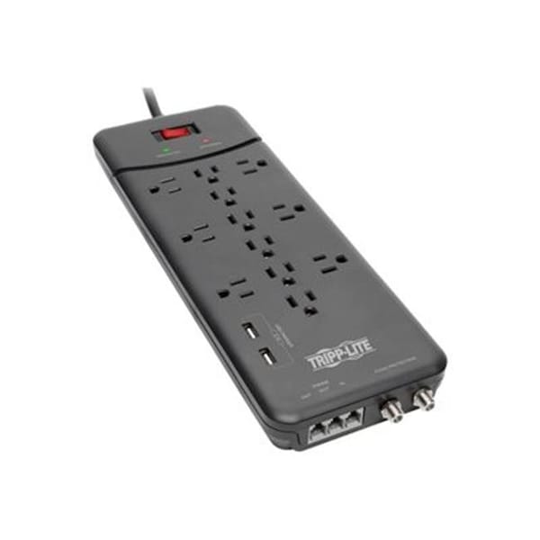 Doomsday 180W 8 ft. 12-Outlet Surge Protector 4320 Joules Power Strip - DO951549