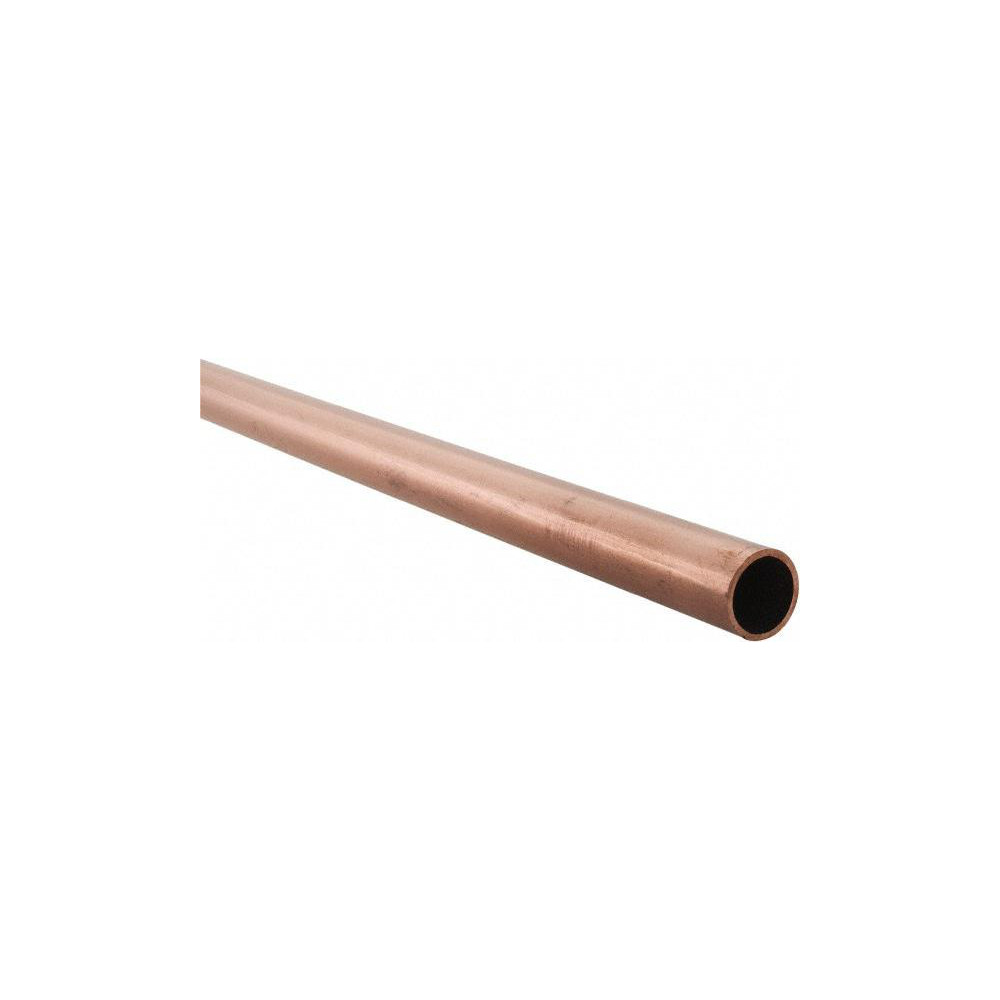 Mueller Industries 10' Long, 5/8" OD x 1/2" ID, Grade C12200 Copper Water (K) Tube - KH04010