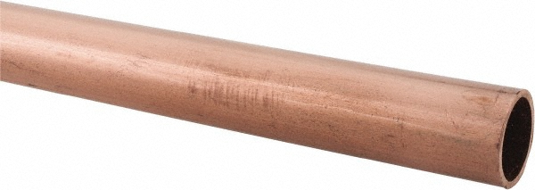 Mueller Industries 5' Long, 3/4" OD x 5/8" ID, Grade C12200 Copper Water (K) Tube - KH05005