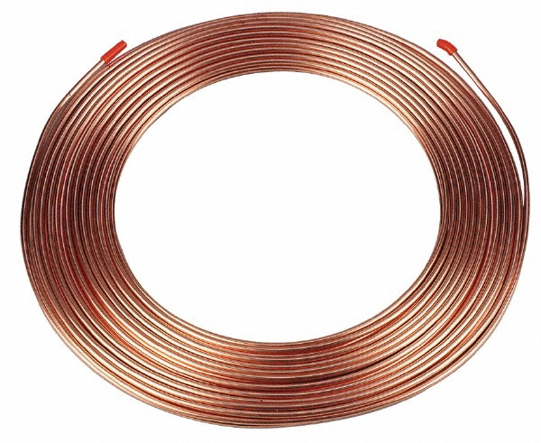 Mueller Industries 2' Long, 7/8" OD x 3/4" ID, Grade C12200 Copper Water (L) Tube - LH06002