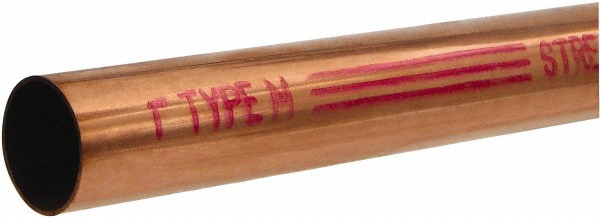 Mueller Industries 10' Long, 3-1/8" OD x 3" ID, Grade C12200 Copper Water (M) Tube - MH30010
