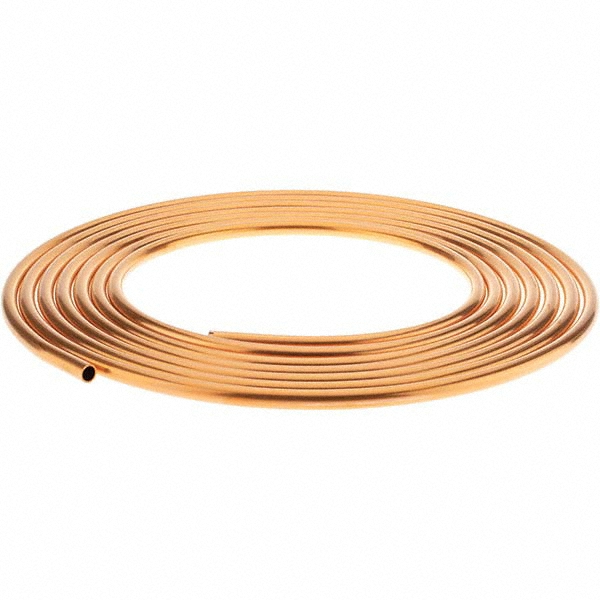 Mueller Industries 50' Long, LL - 3/8, SL - 3/4" OD, Copper Refrigeration Tube - 61220501