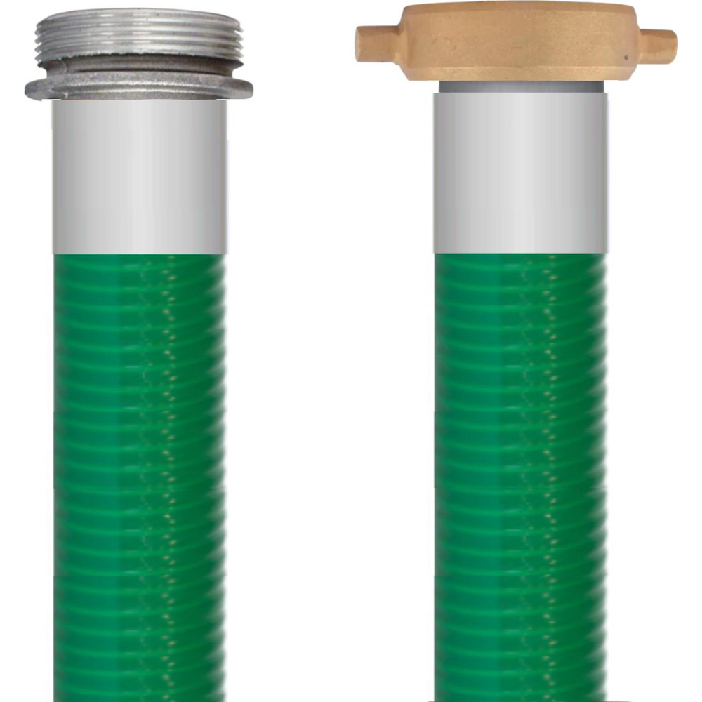RubberWorx Liquid Suction & Discharge Hose: Inside Diameter (Inch): 2; Outside Diameter (Decimal Inch): 2.3900; Material: PVC - GPVC-2X20-PLA